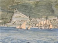 Lot 2 - J.M. VAN BRAAM (DUTCH, 19th CENTURY) - Gibraltar, circa 1820