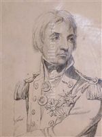 Lot 45 - AFTER JOHN RISING (BRITISH, 1753-1817) - Full-length portrait of Lord Nelson