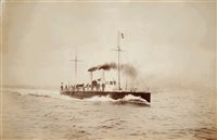 Lot 111 - 'STEAM YACHTS'. <br/>thirty actual photographs...