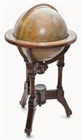 Lot 148 - A 18IN. TERRESTRIAL LIBRARY GLOBE BY ANDREWS,...