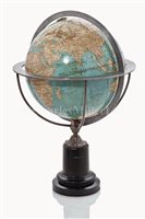 Lot 152 - A 12IN. RELIEF GLOBE PUBLISHED BY THURY &...