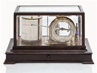 Lot 272 - A RECORDING AND INDICATING BAROGRAPH BY WEIR &...