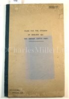 Lot 110 - GERMAN PLANS FOR THE INVASION OF ENGLAND IN 1940, OPERATION 'SEALION'