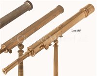 Lot 195 - A 3IN. REFRACTING LIBRARY TELESCOPE BY WATSON,...
