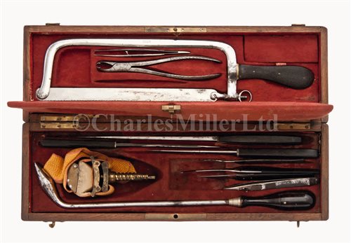 Lot 215 - A FIELD SURGEON'S SET, PROBABLY FRENCH,...