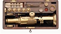 Lot 232 - A 19TH-CENTURY DRUM-TYPE MICROSCOPE<br/>unsigned,...