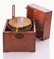 Lot 240 - A RARE IMPERIAL RUSSIAN NAVAL SIGHTING COMPASS...