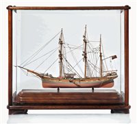 Lot 268 - A WELL-PRESENTED MODEL OF THE BARQUE MANILA,...