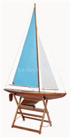 Lot 274 - A WELL-BUILT RADIO-CONTROLLED SAILING MODEL OF...