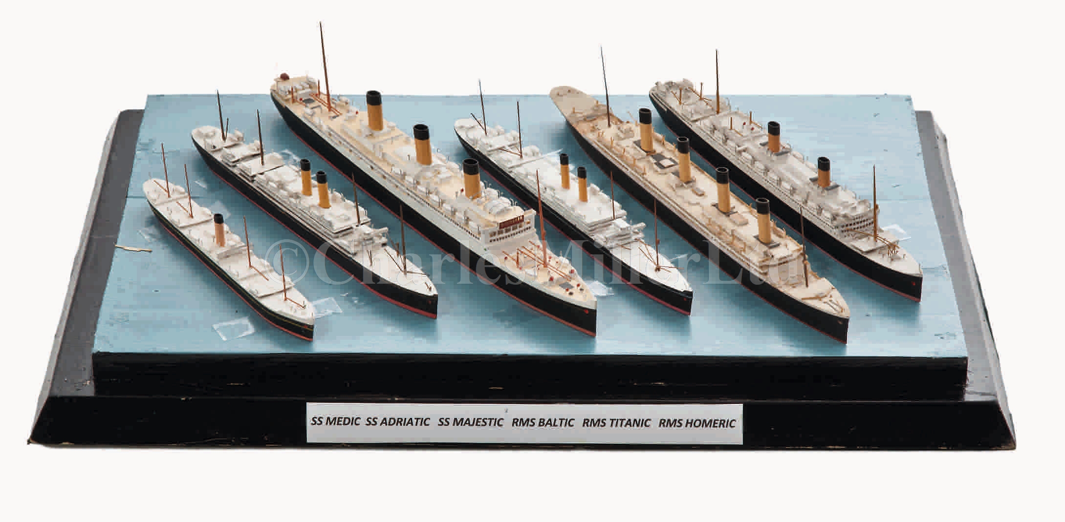 Lot 283 - A COLLECTION OF SIX 1:1250 SCALE WATERLINE...