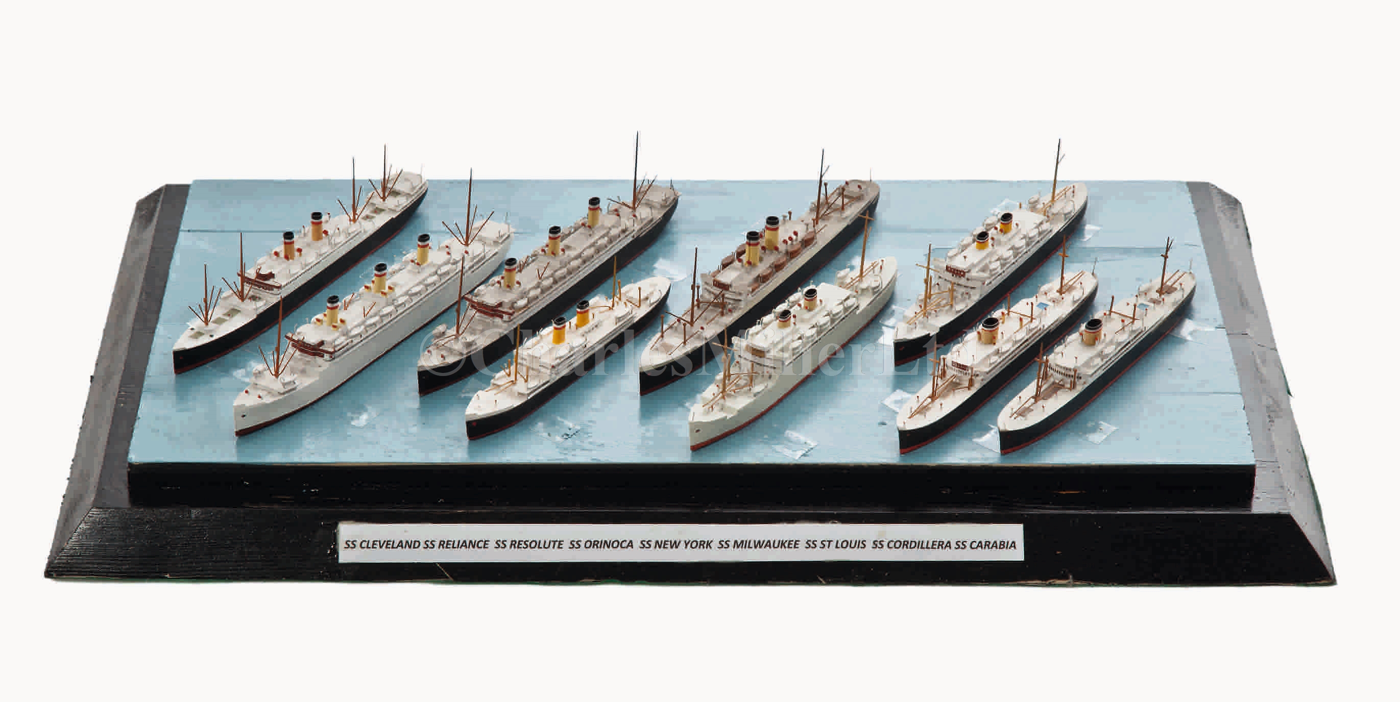 Lot 284 A COLLECTION OF NINE 1 1250 SCALE WATERLINE lot-284-a-collection-of-nine-1-1250-scale-waterline