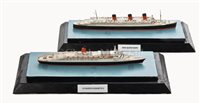 Lot 286 - A 1:1250 SCALE WATERLINE MODEL OF THE R.M.S....