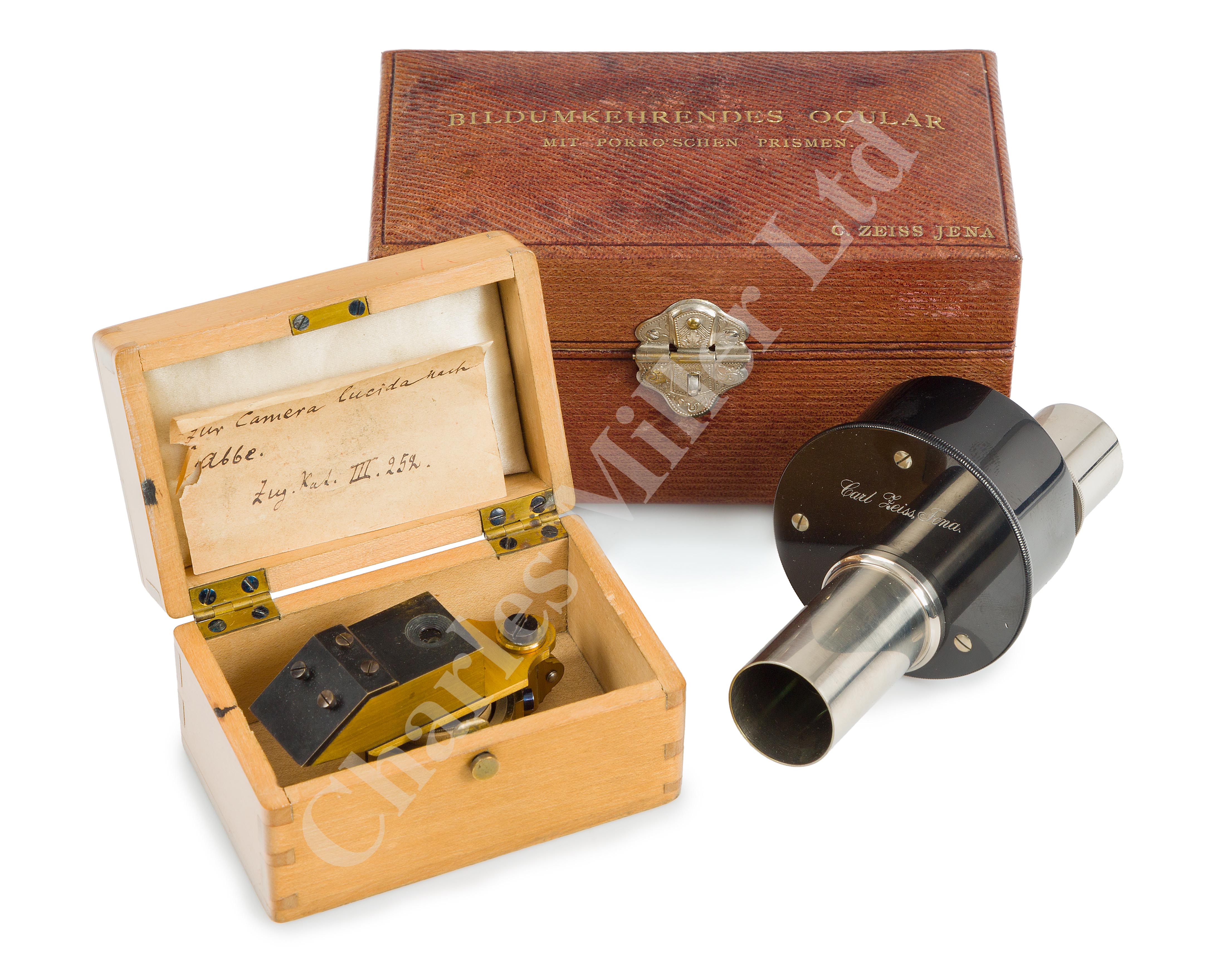 Lot 244 TWO CARL ZEISS MICROSCOPE ACCESSORIES