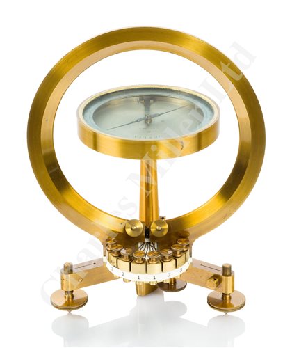 Lot 264 - A RARE COMPASS GALVANOMETER BY SIEMENS
