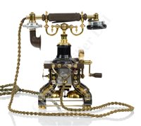 Lot 265 - A FINELY REFURBISHED 'SKELETON' TELEPHONE BY L.M. ERICSSON & CO., No. 16 FOR THE UK MARKET, EARLY 20TH CENTURY