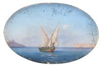 Lot 24 - * GIANNI (ITALIAN, 19TH CENTURY)<br/>A two-masted...