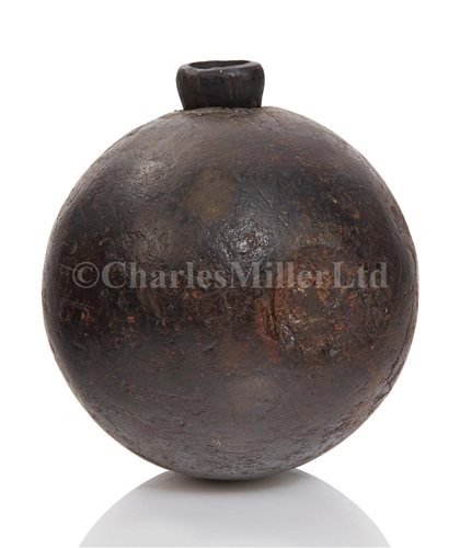 Lot 40 - AN IRON GRENADE RECOVERED FROM THE WRECK OF...