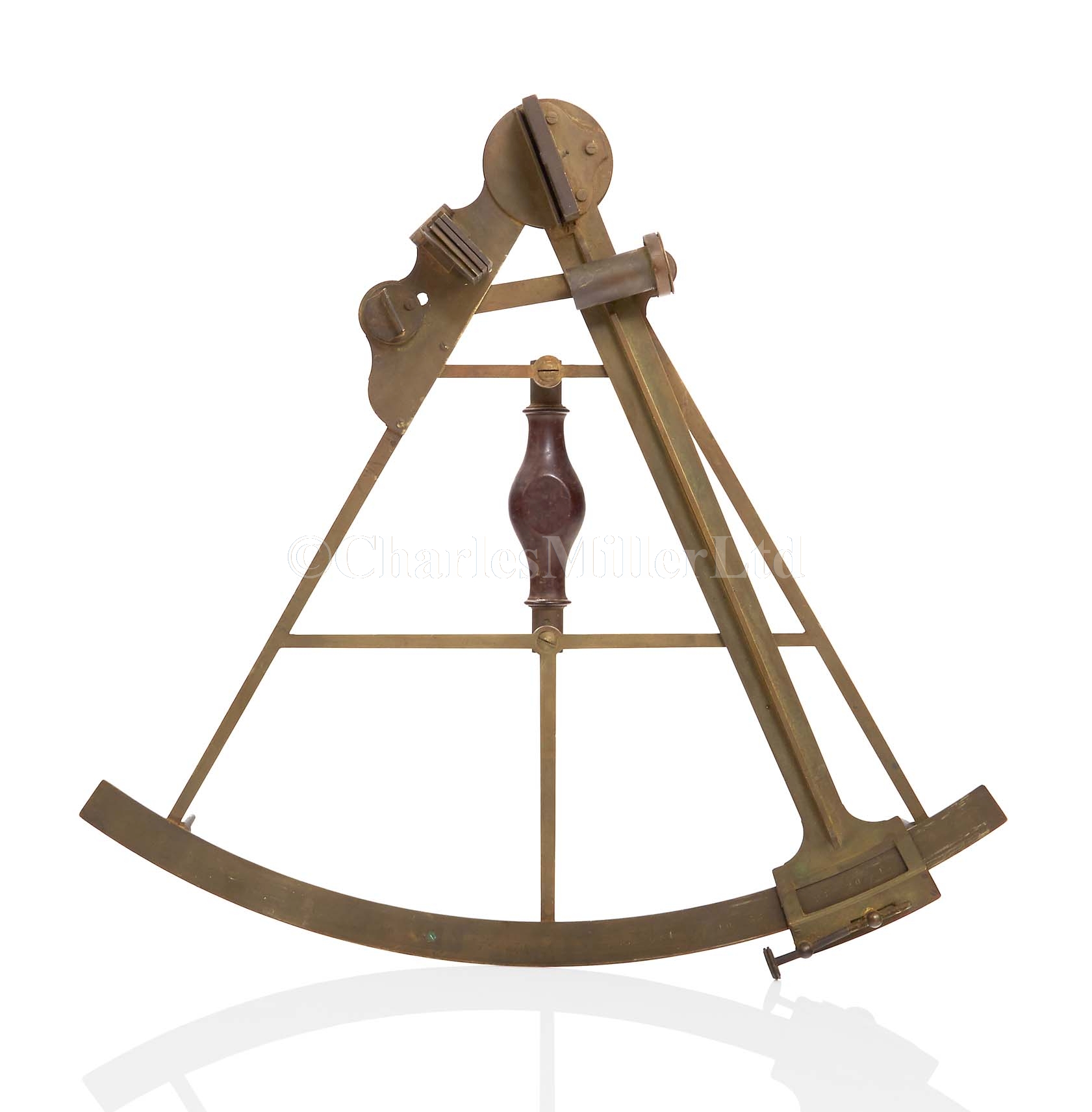 Lot 42 - GEORGE VANCOUVER'S SEXTANT<br/><br/>A 14½IN.