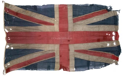 Lot 47 - A NAVAL UNION FLAG, PROBABLY FROM H.M.S....