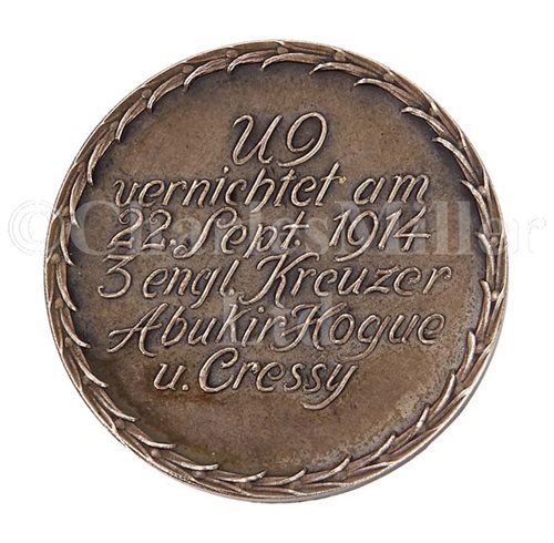 Lot 77 - A RARE GERMAN SILVER MEDAL COMMEMORATING THE...