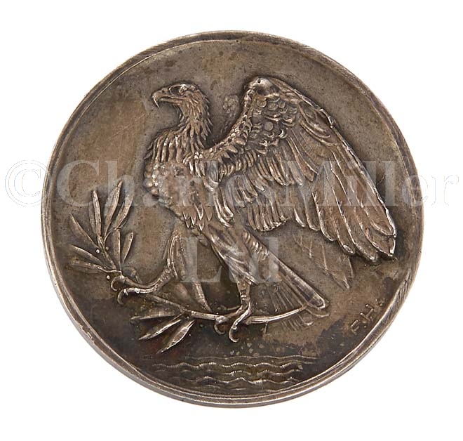 Lot 77 - A RARE GERMAN SILVER MEDAL COMMEMORATING THE..