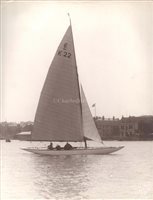 Lot 137 - A collection of loose photographs of yachts to...