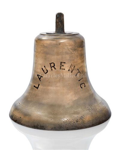 Lot 151 - THE MAIN SHIP'S BELL FROM THE R.M.S....