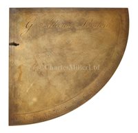 Lot 173 - A BRASS QUADRANT BY GEORGE ADAMS (SENIOR)...