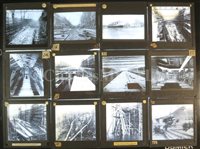 Lot 143 - "THE MAKING OF A MAMMOTH LINER": A SET OF MAGIC LANTERN LECTURE SLIDES DESCRIBING THE CONSTRUCTION AND INTERIOR OF R.M.S. AQUITANIA, CIRCA 1913