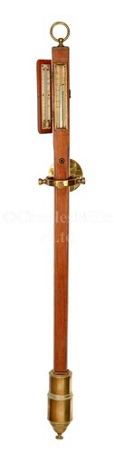 Lot 251 - Ø AN EARLY 19TH CENTURY MARINE BAROMETER BY...