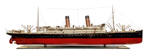 Lot 300 - A JAPANESE BUILDER'S MODEL FOR THE TRIPLE...