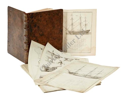 Lot 64 - A SET OF TECHNICAL DRAWINGS BY PIERRE OZANNE,...