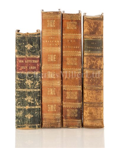 Lot 67 - NAVAL LIST, A LIST OF THE FLAG OFFICERS AND...