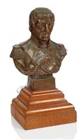 Lot 74 - A FOUDROYANT COPPER BUST OF NELSON<br/>after...