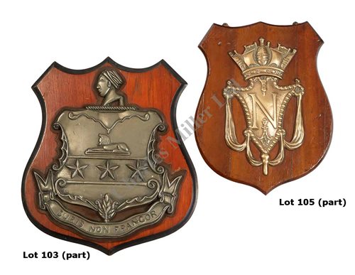 Lot 103 - A RARE, UNOFFICIAL BOAT BADGE FROM THE DOVER...