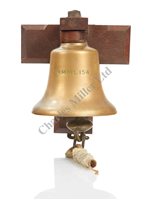 Lot 109 - THE BELL FROM H.M. MOTOR LAUNCH 154, CIRCA...