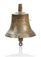Lot 118 - THE SHIP'S BELL FOR THE MINESWEEPER DEPOT SHIP...