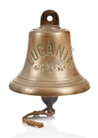 Lot 156 - A BELL FROM THE CUNARD LINER R.M.S. Lucania...