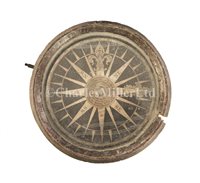 Lot 245 - A DRY CARD COMPASS BY THOMAS STOKER, NORTH...