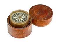 Lot 248 - A GOOD POCKET COMPASS BY SPENCER & CO.,...