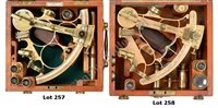 Lot 257 - A 6IN. RADIUS PRIZE SEXTANT BY HENRY HUGHES,...