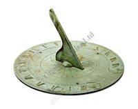 Lot 262 - A RARE 20½IN. BRASS SUNDIAL BY THOMAS JONES,...