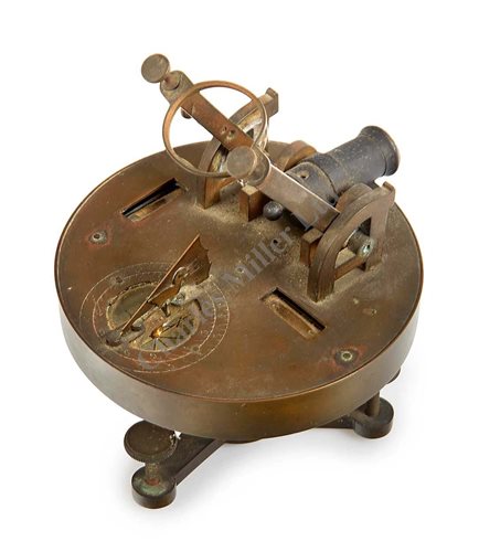Lot 267 - A SMALL NOON DAY CANNON DIAL, PROBABLY FRENCH...