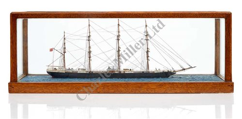 Lot 281 - A 33FT:1IN. SCALE WATERLINE MODEL OF THE...