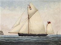 Lot 13 - C.S. TROUT (BRITISH, 19TH-CENTURY)<br/>The Yawl...