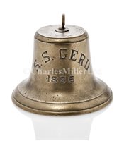 Lot 177 - THE SHIP'S BELL FROM THE S.S. GERD, 1896,<br/>cast...