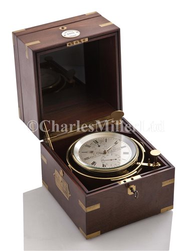 Lot 207 - A FINE 8-DAY MARINE CHRONOMETER BY JOHN POOLE,...