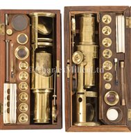 Lot 260 - TWO DRUM MICROSCOPES, ENGLISH...