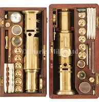 Lot 261 - TWO DRUM MICROSCOPES, ENGLISH...