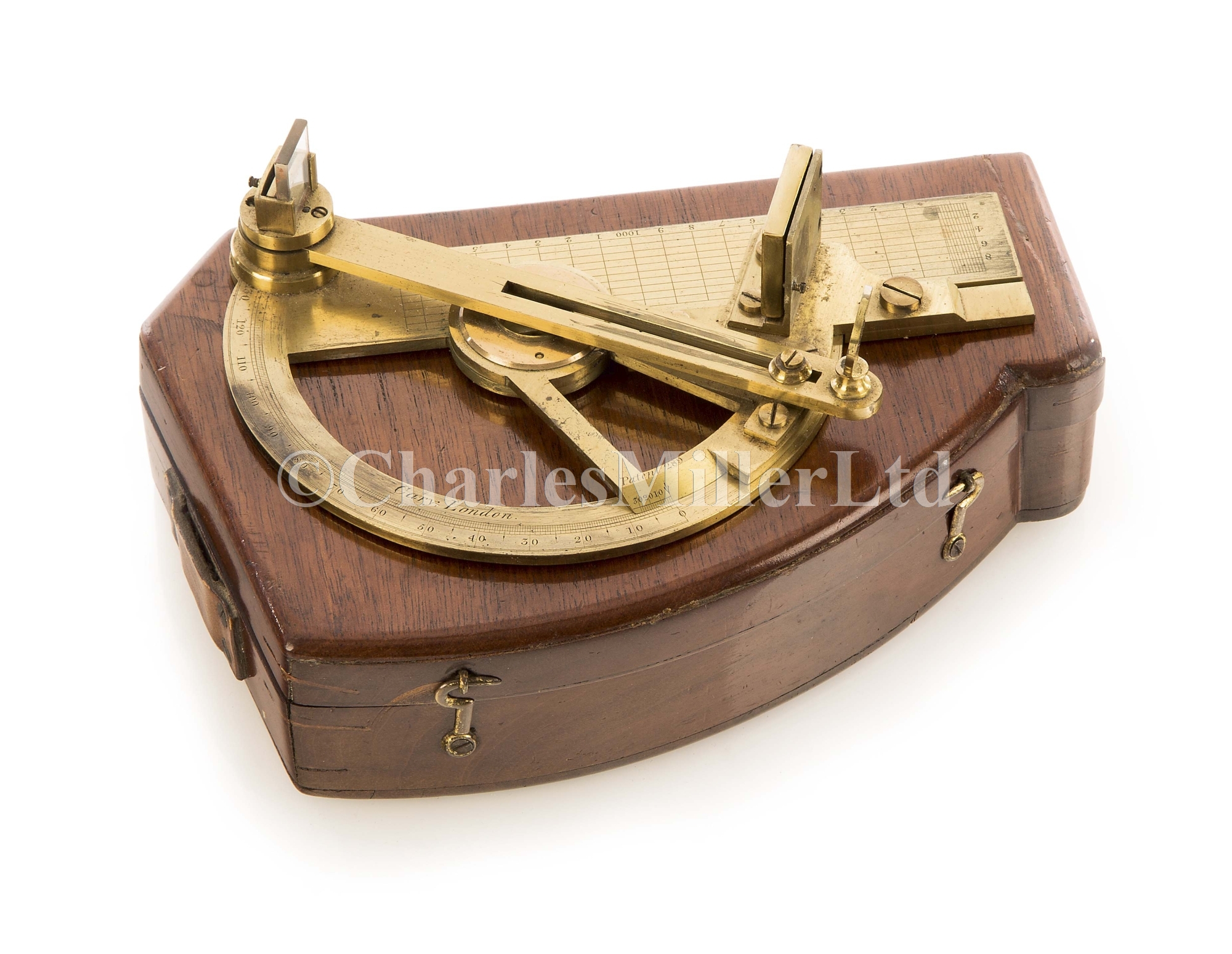 Lot 296 - CAPTAIN DOUGLASS'S REFLECTING PROTRACTOR, BY.